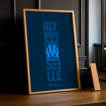 Cadre Photo Olympique de Marseille - Droit au but