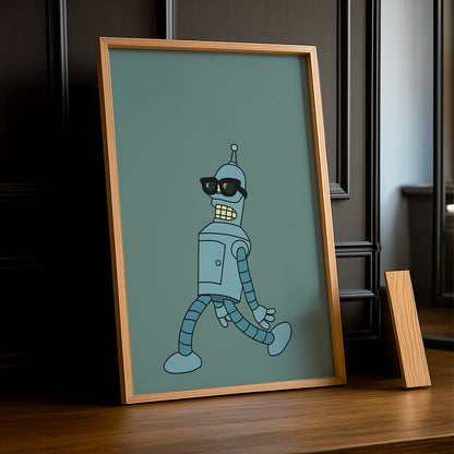 Cadre Photo Futurama - Bender Lunettes