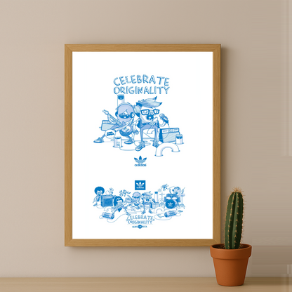 Cadre photo Adidas - Celebrate Originality