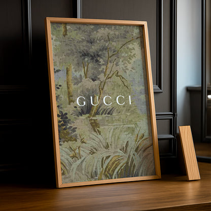 Cadre Photo Gucci - Tapisserie jaune