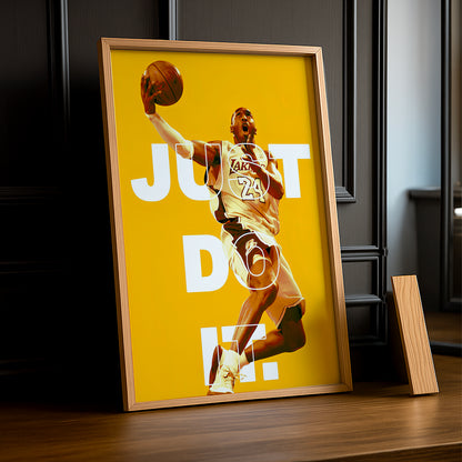 Cadre photo NBA - Just Do It Kobe Bryant