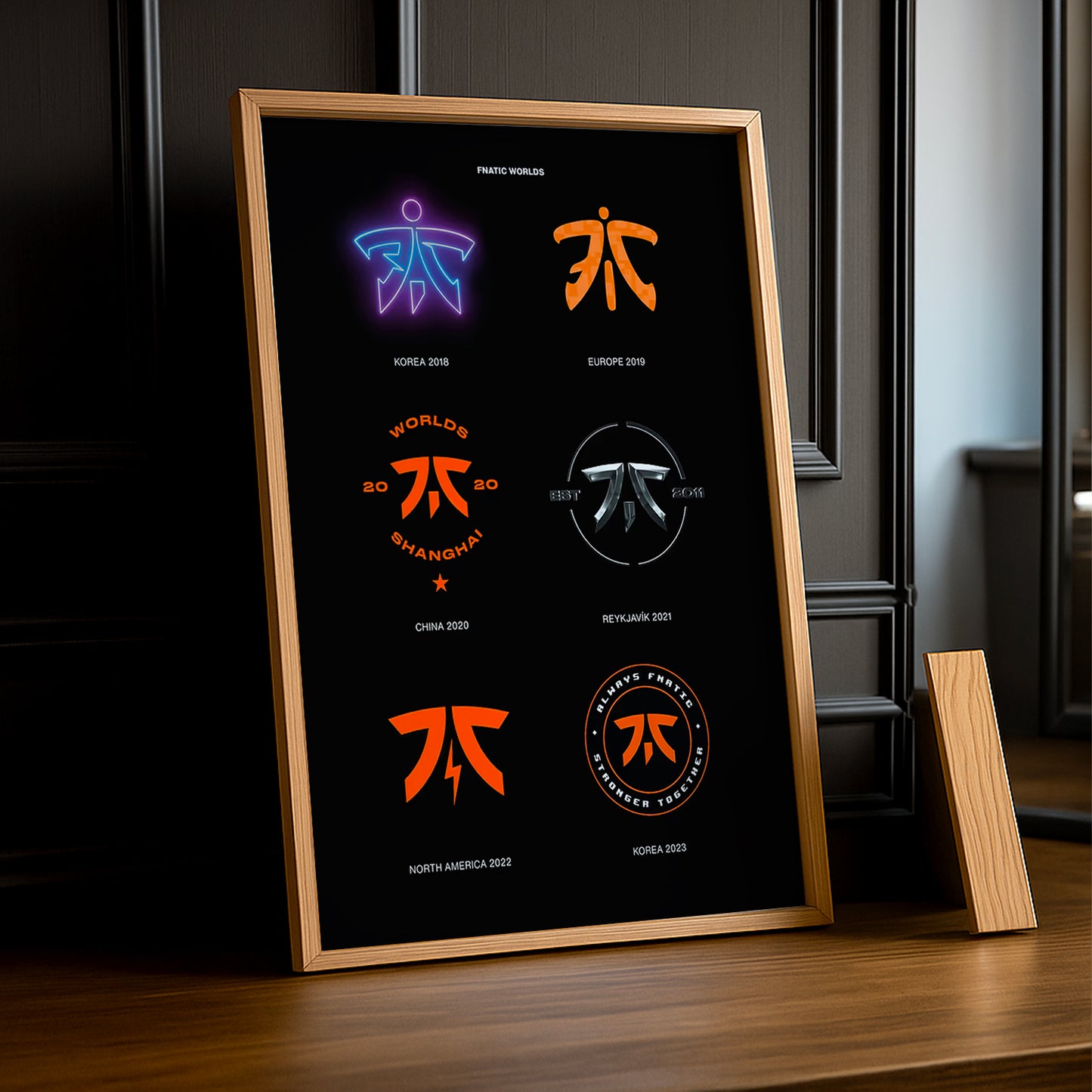 Cadre Photo Fnatic - Logo Évolution
