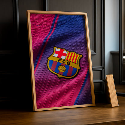 Cadre photo - Maillot FC Barcelone Domicile 25-26