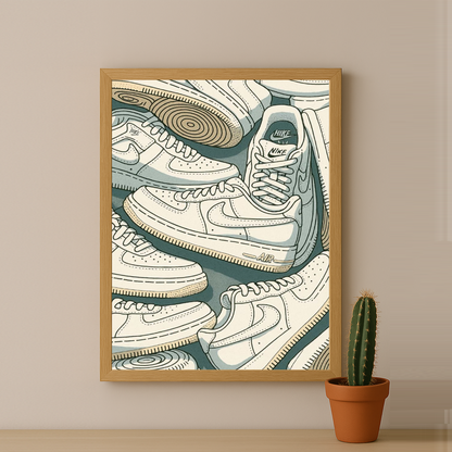 Poster Nike Air Force 1 Alls