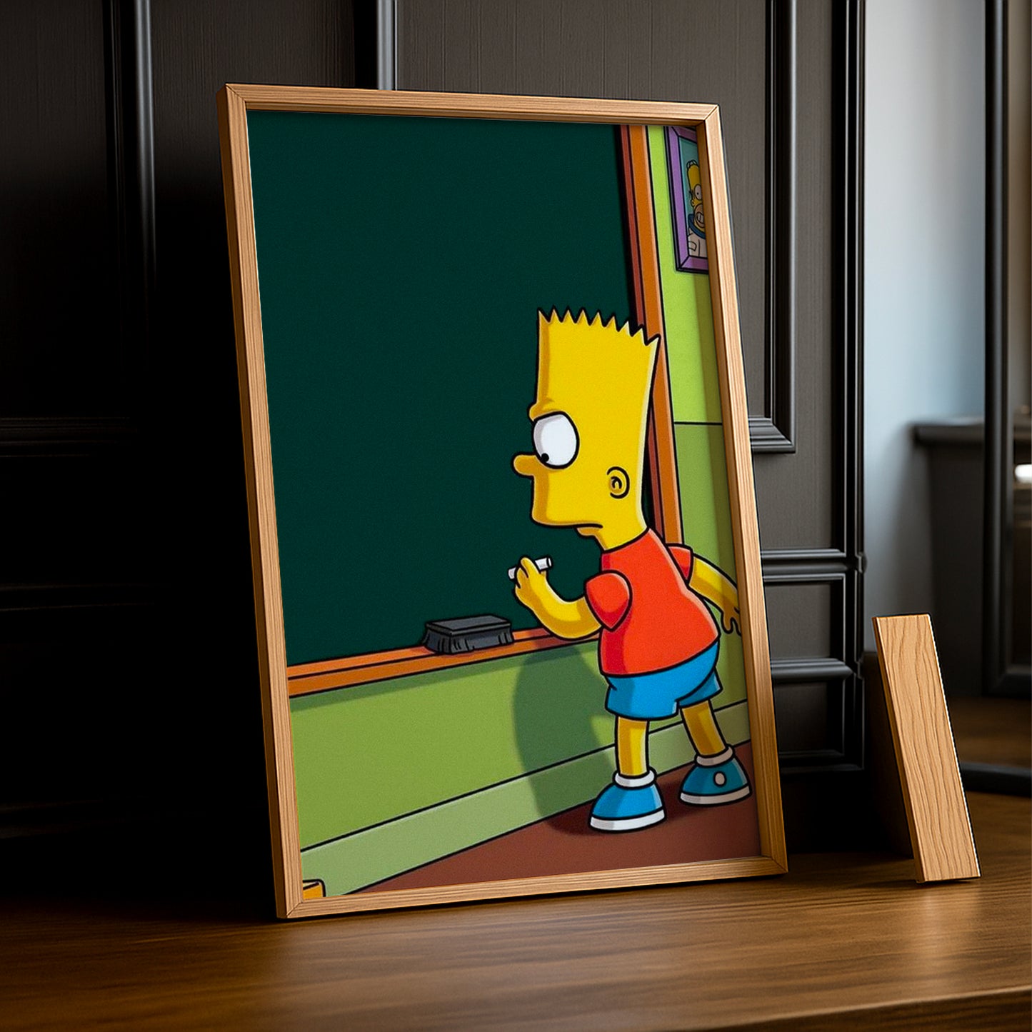 Cadre Photo Les Simpsons - Bart Simpson Punition