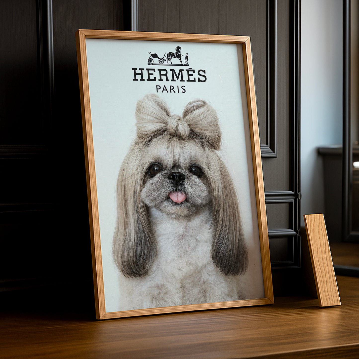 Cadre photo Hermès - Chien