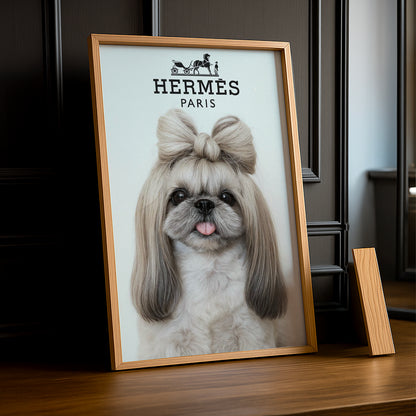 Cadre photo Hermès - Chien
