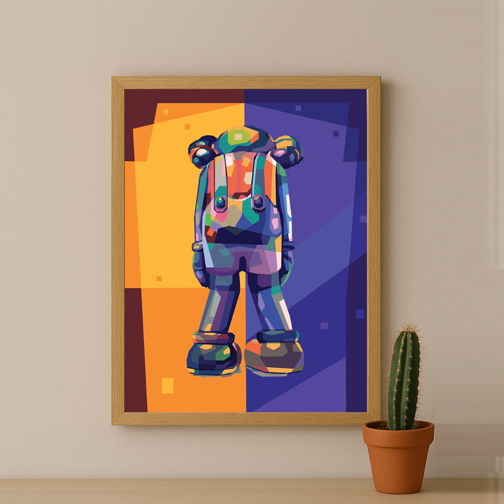 Cadre photo Kaws - Triste
