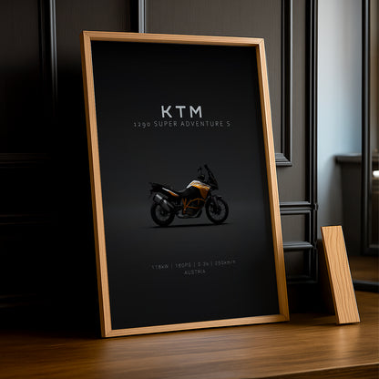 Cadre Photo Moto - KTM 1290 Super Adventure S