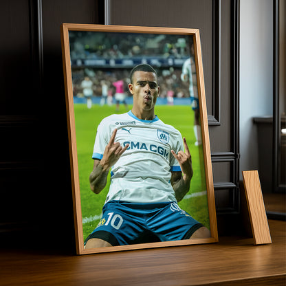 Olympique de Marseille Greenwood - Poster