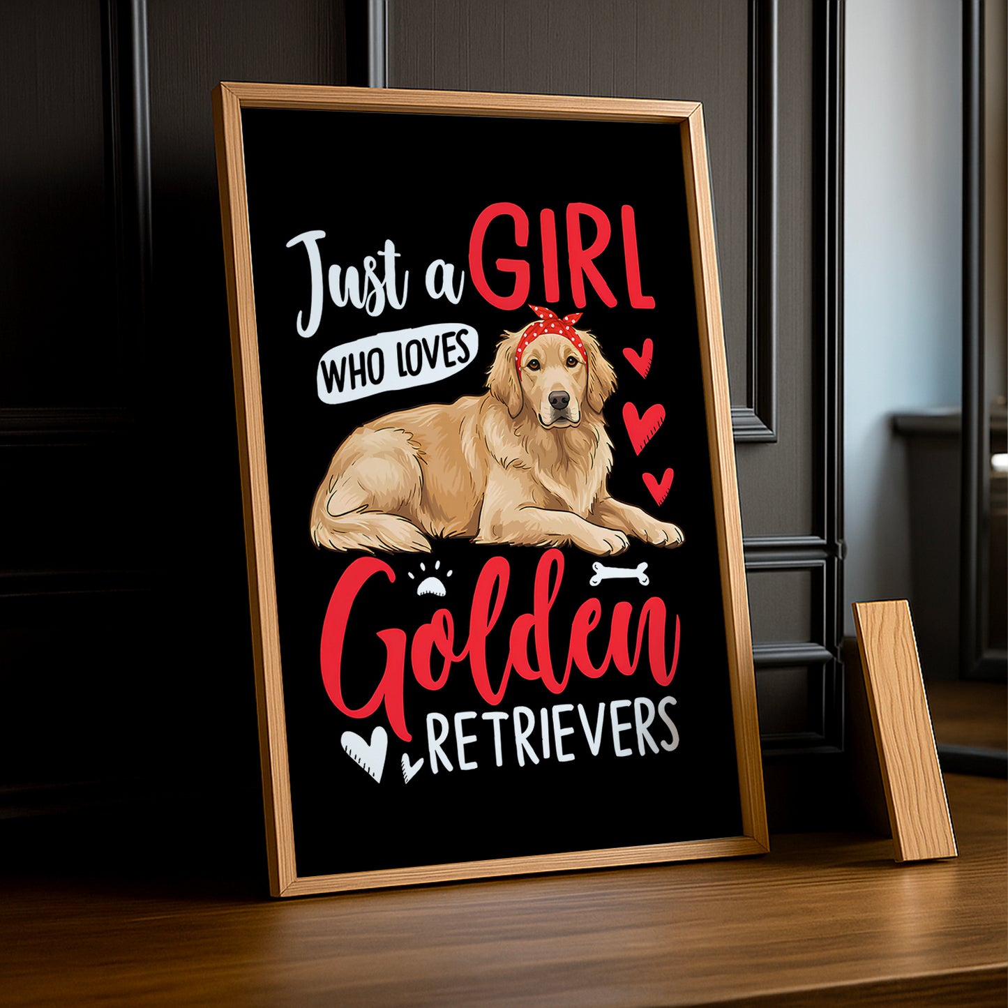 Golden Retrievers - Poster