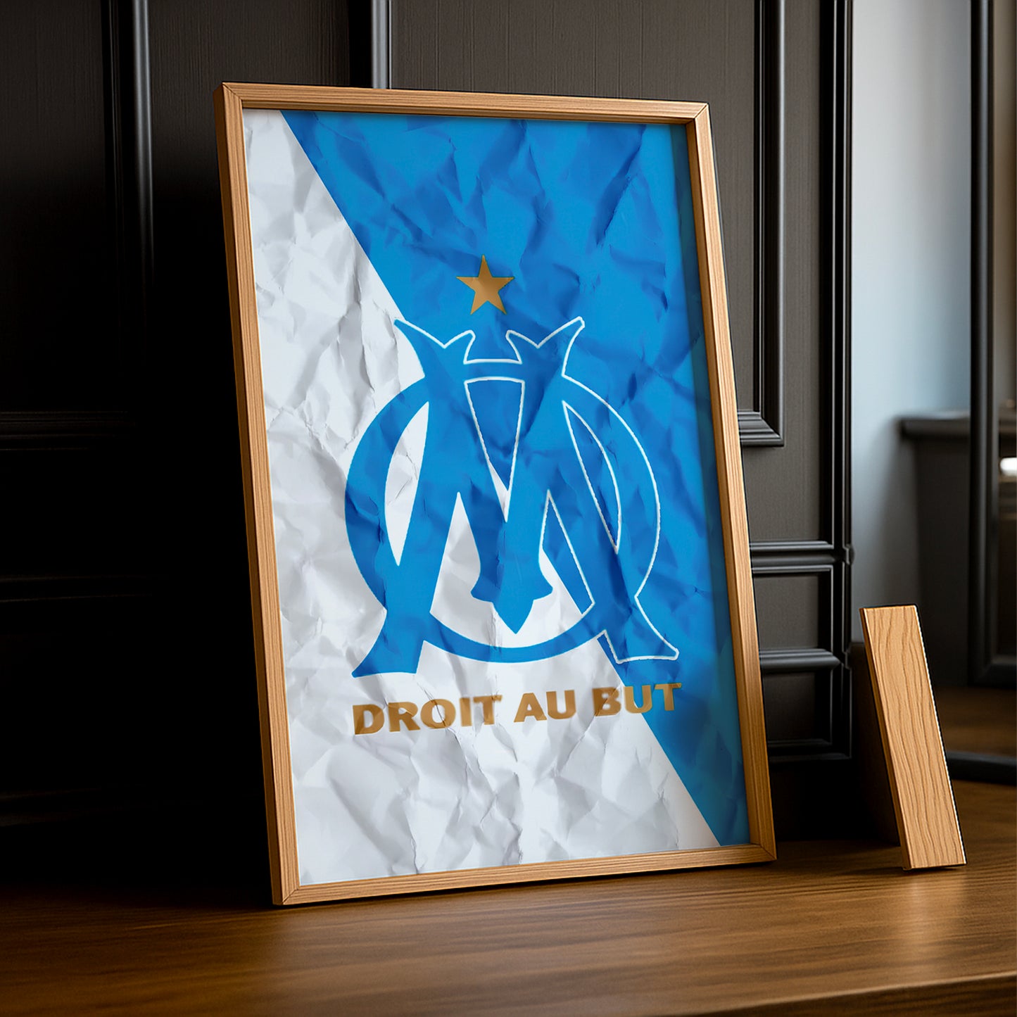 Olympique de Marseille Ecusson - Poster