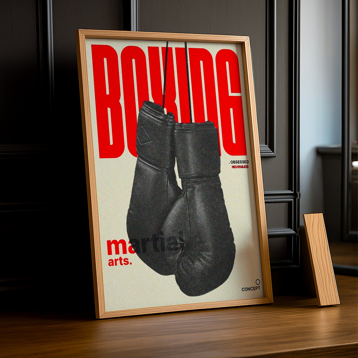 Cadre Photo Boxe - Martial Art Boxing