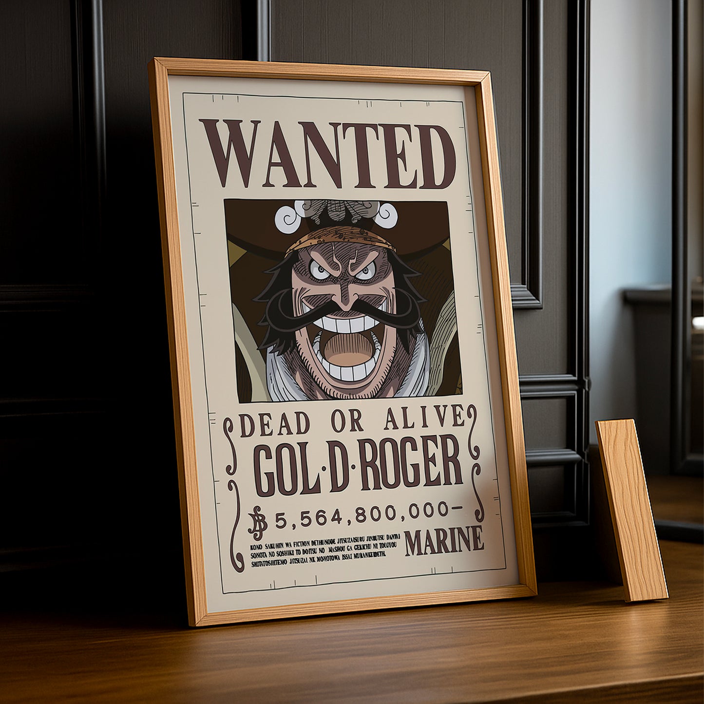 Cadre photo One Piece - Wanted Gol D Roger
