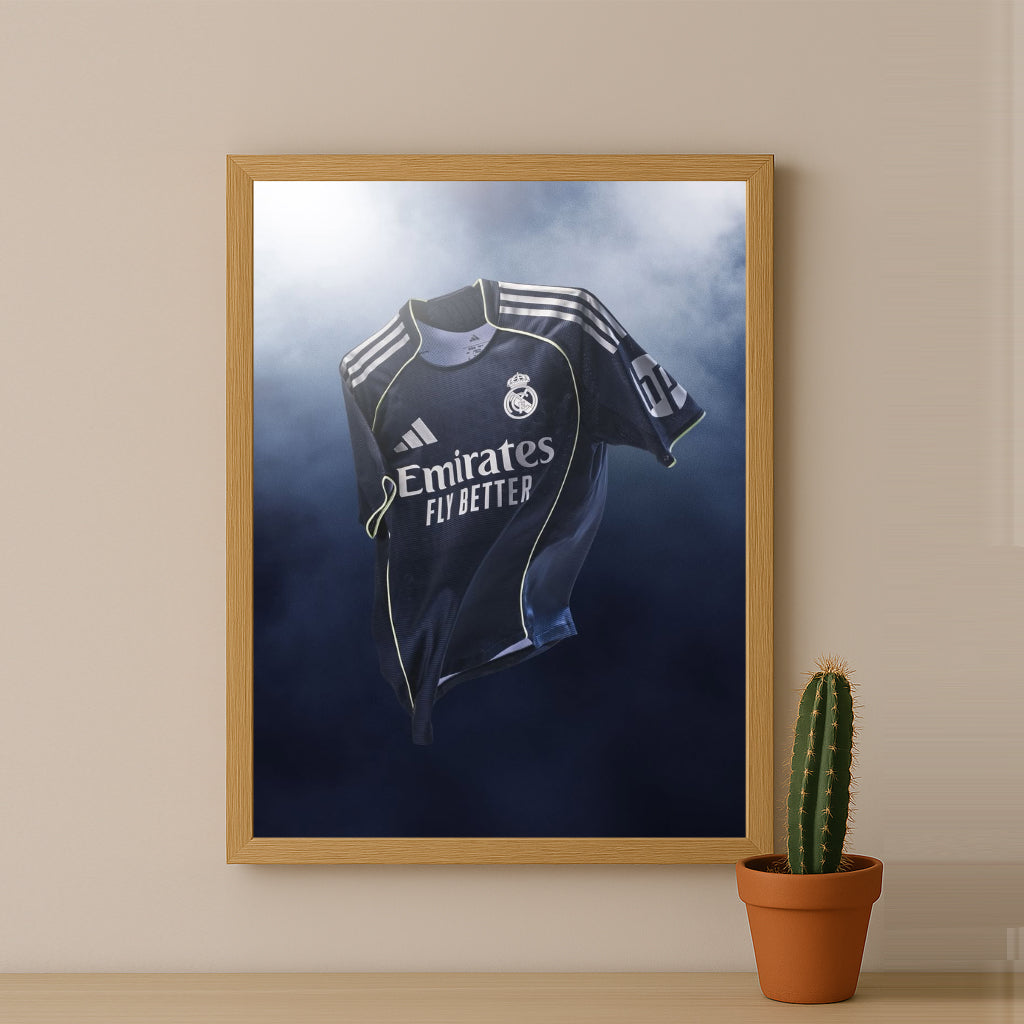 Cadre photo - Maillot Real Madrid Extérieur 25-26