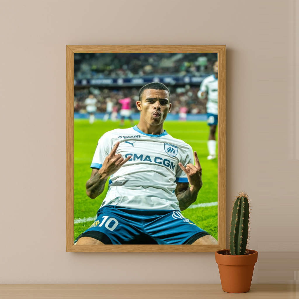 Olympique de Marseille Greenwood - Poster