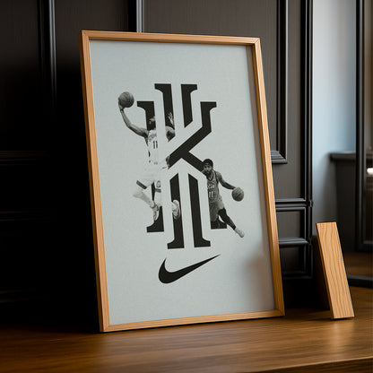 Cadre photo NBA - Kyrie Irving Logo