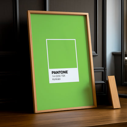 Cadre Photo Pantone Étiquette - Kohlrabi