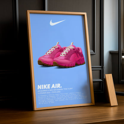 Jacquemus x Nike Air Humara Pink Flash Fotorahmen 