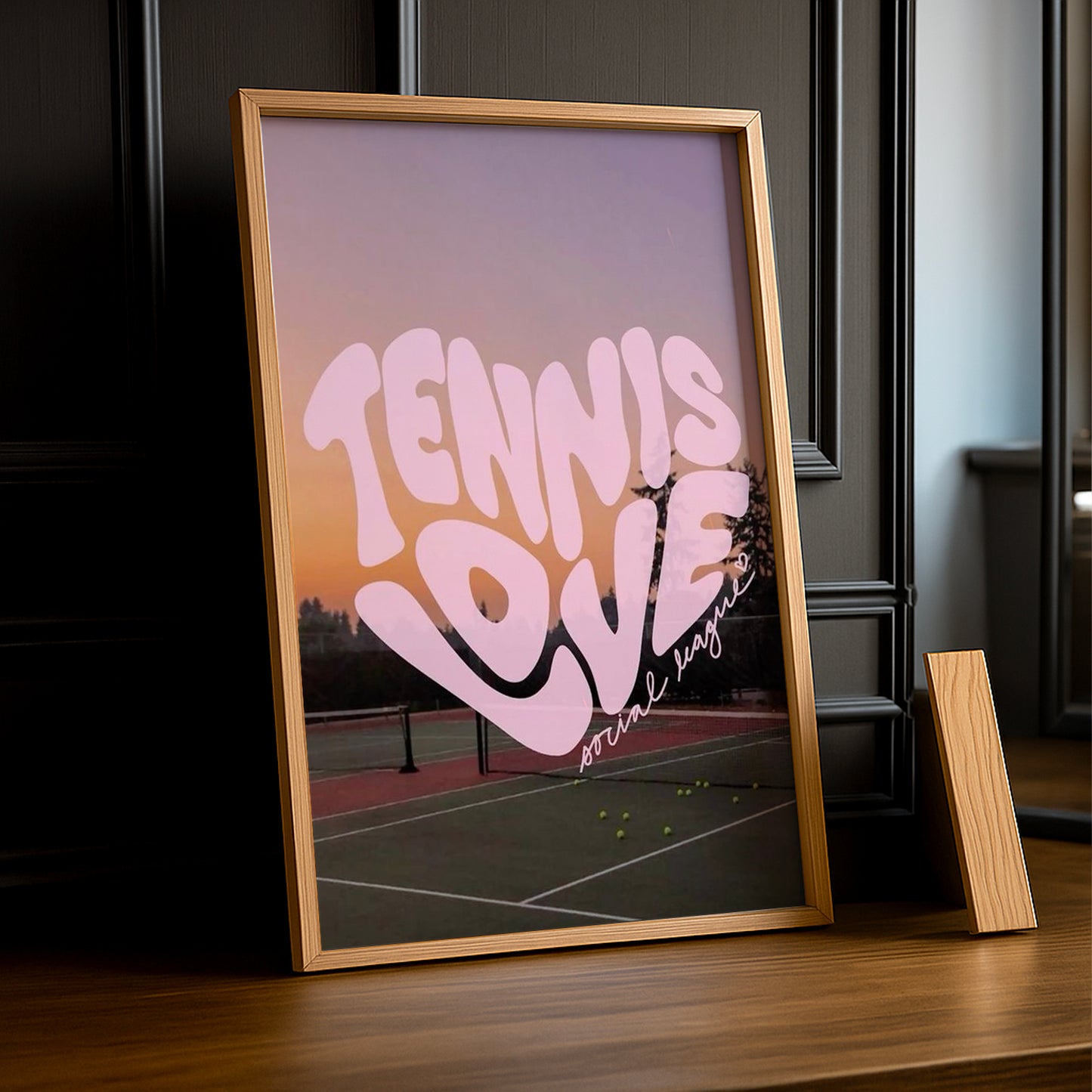 Cadre photo Tennis - Love