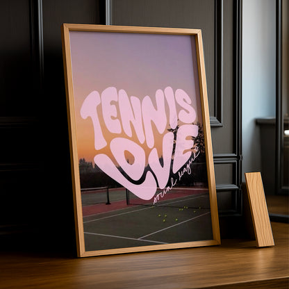 Cadre photo Tennis - Love