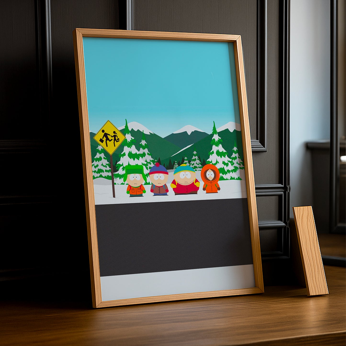 Cadre Photo South Park - Arrêt de bus