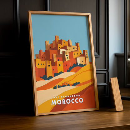 Ait Benhaddou Maroc - Poster