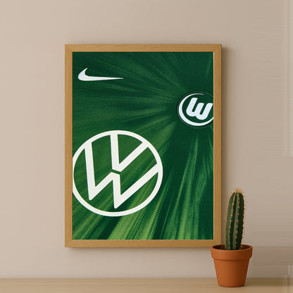 Poster Maillot Football - Wolfsburg Kit 25-26