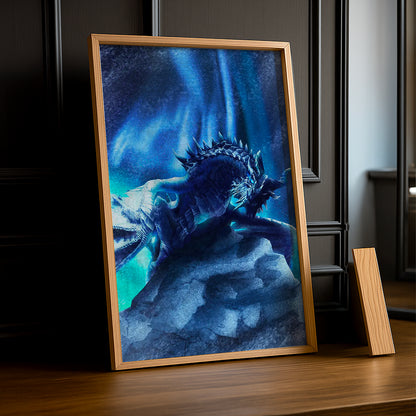 Cadre Photo Skyrim - Paarthurnax Illustration