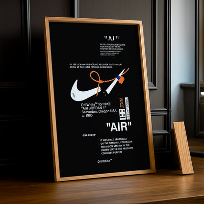 Cadre photo Off-White x Nike