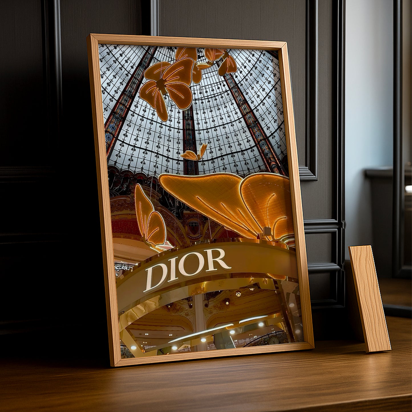 Cadre photo Christian Dior - Devanture Gold