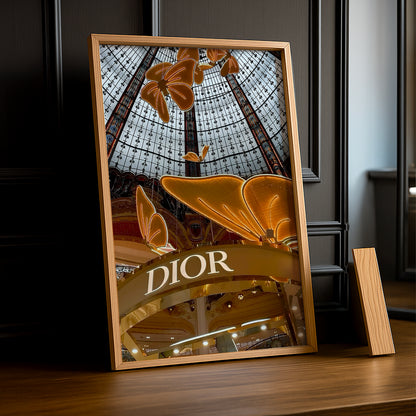 Cadre photo Christian Dior - Devanture Gold
