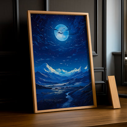 Poster Photo Naturel - Nights Mountain