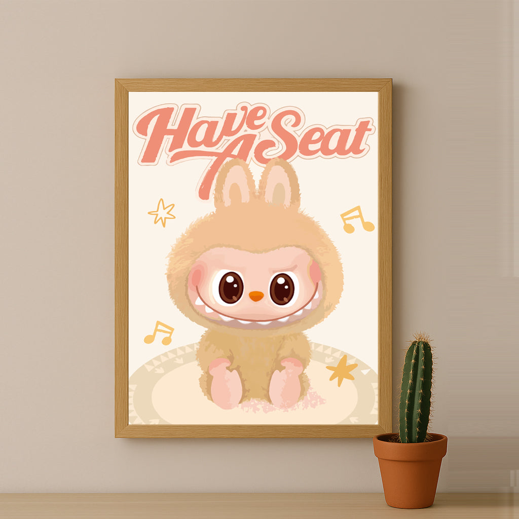 Poster Labubu - Have a Seat