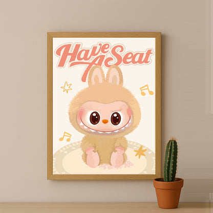 Poster Labubu - Have a Seat