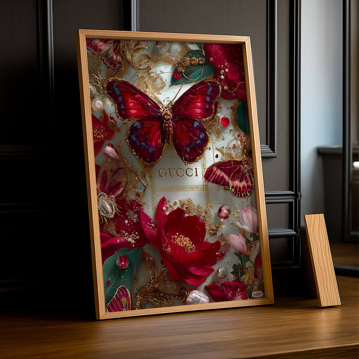 Cadre Photo Gucci - Papillons Illustration