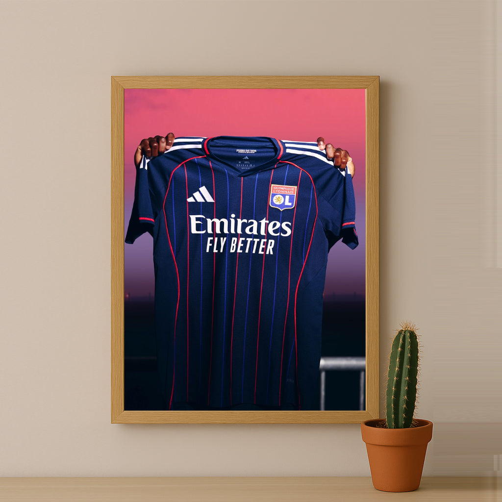 Cadre photo - Maillot Olympique Lyonnais 2026