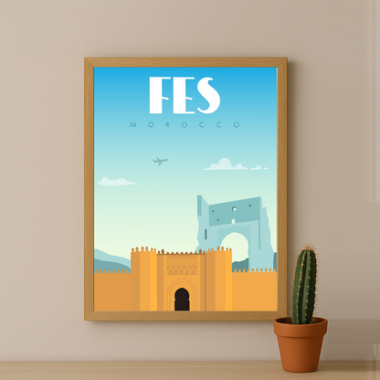Fes Maroc - Poster