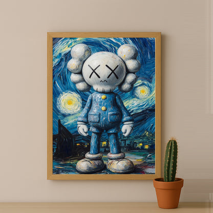 Poster Kaws - Companion Art