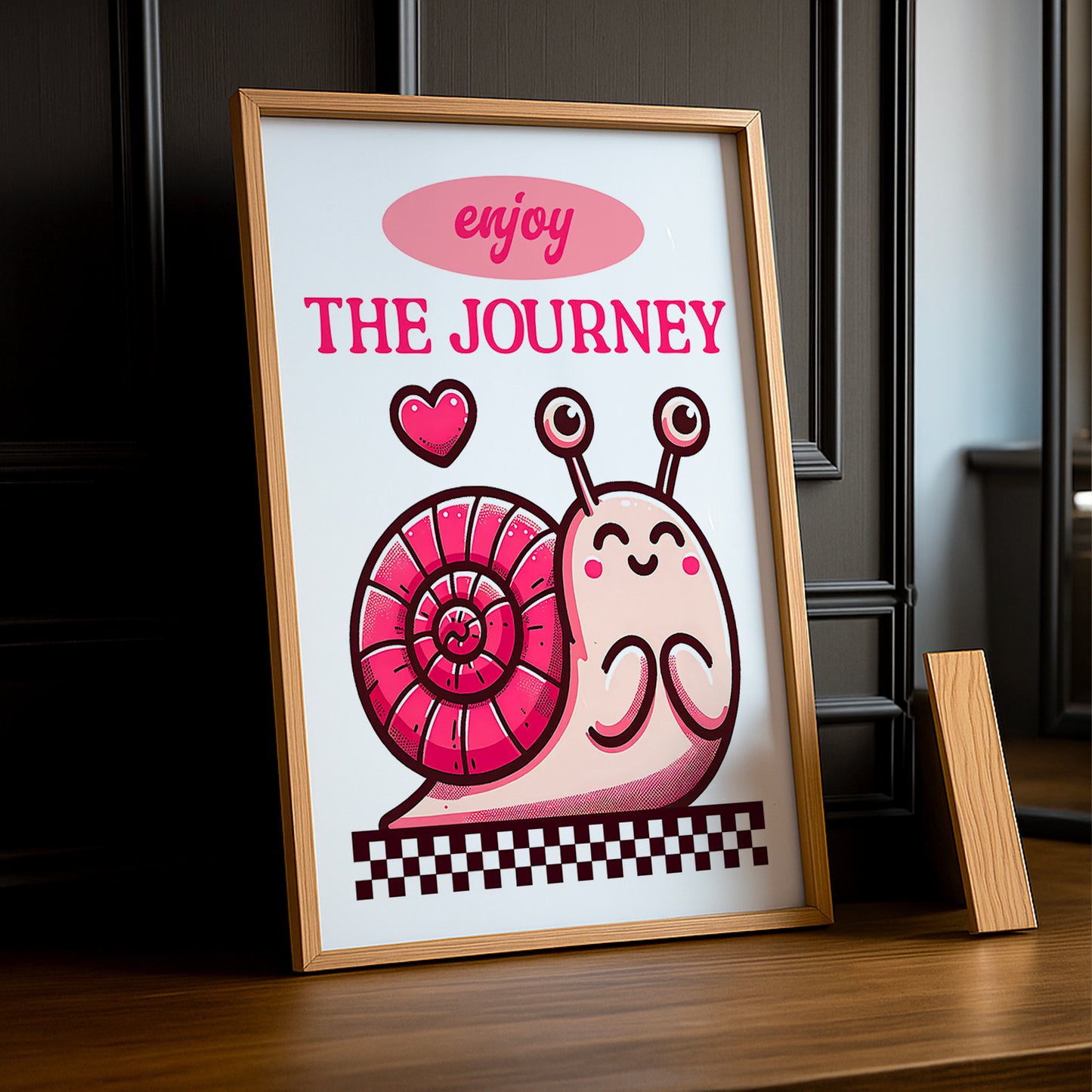 Cadre photo Citation - Enjoy The Journey