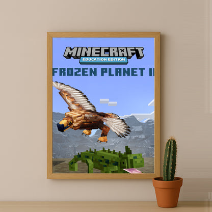 Cadre photo Minecraft - Frozen Planet