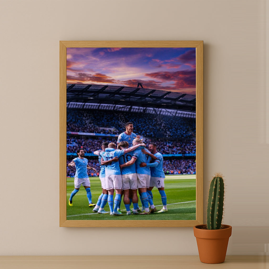 Poster Manchester City - Célébration