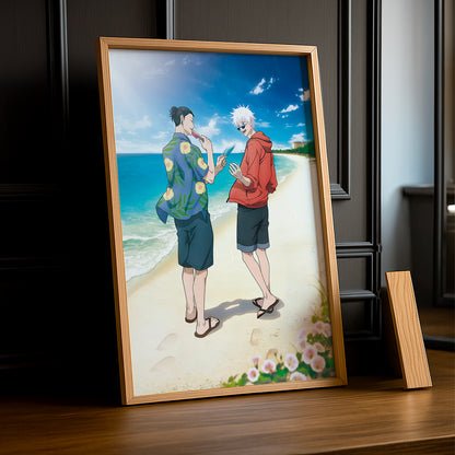 Cadre Photo Jujutsu Kaisen - Plage