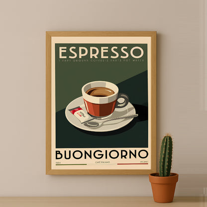 Cadre photo Coffee Lover - Buongiorno Espresso Italia