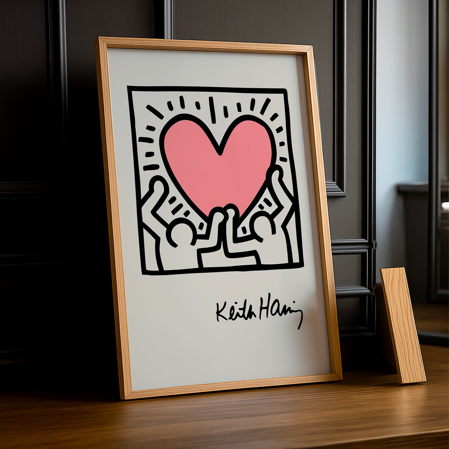 Cadre photo Keith Haring Heart