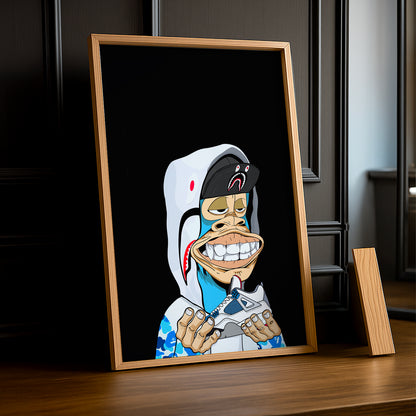 Cadre photo Bayc Air Jordan 4 Retro