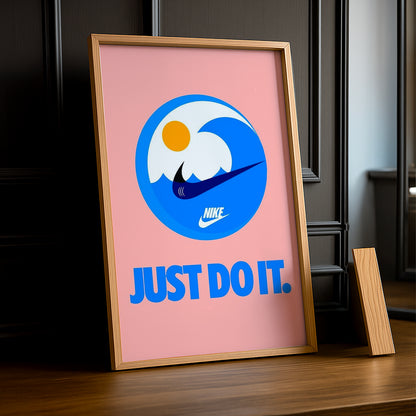 Cadre Photo Nike - Just Do It Fleurs