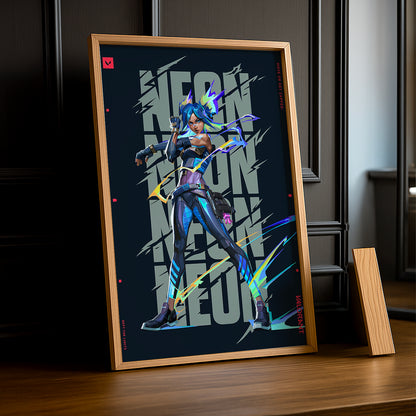 Cadre Photo Valorant - Neon
