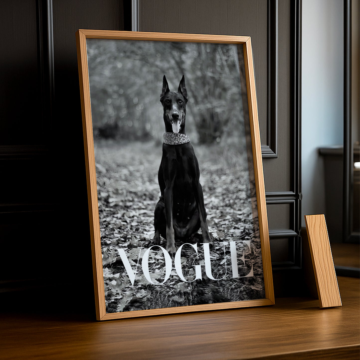 Cadre photo Vogue Dobermann