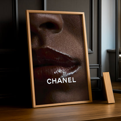 Poster Photo Chanel - Lips